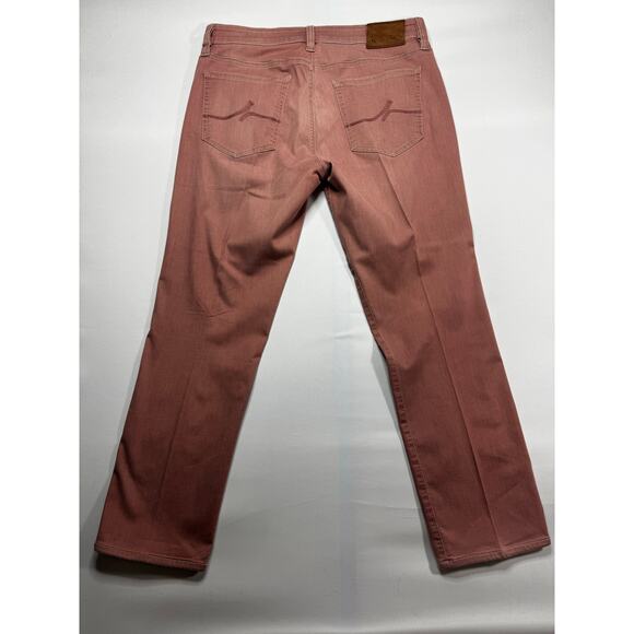 34 Heritage Men's Courage Mid-Rise Straight Pink Jeans - Size 35x34 (35x29) - Picture 2 of 5